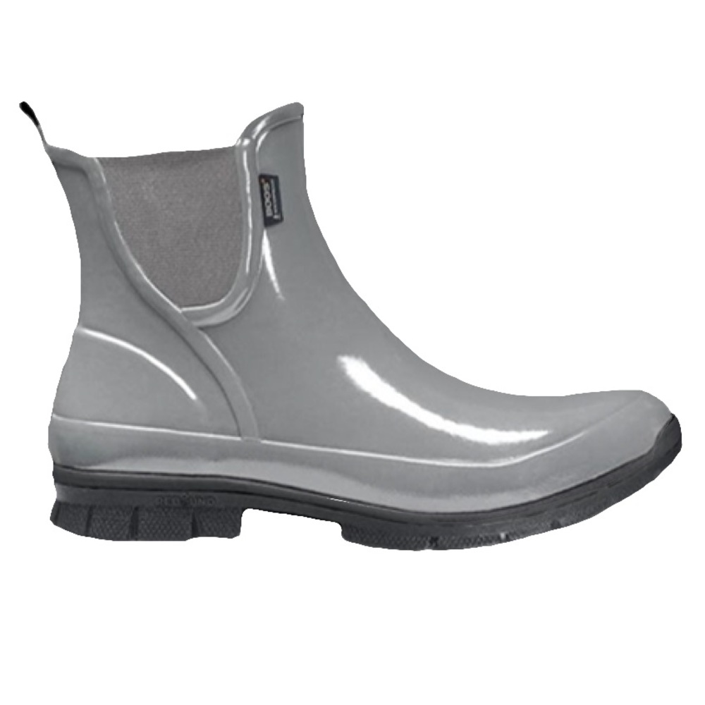 NWT Bogs Amanda Slip-On Rain Boot Gray
